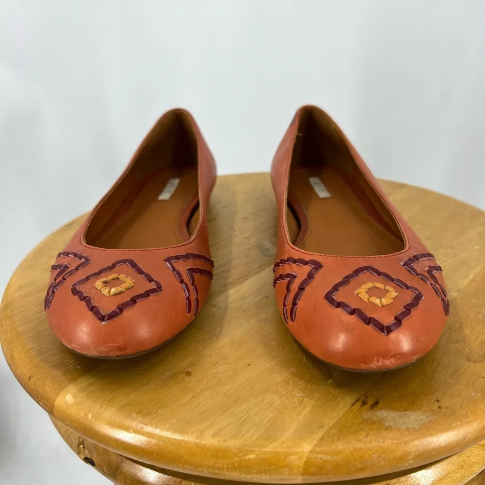 GEOX Respria leather flat 39.5/9.5